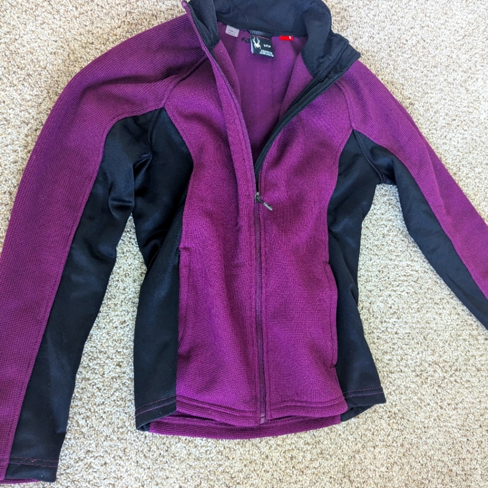 Spyder Women's Purple and Black Jacket